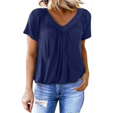 Heather | Softly Draped V-Neck Top