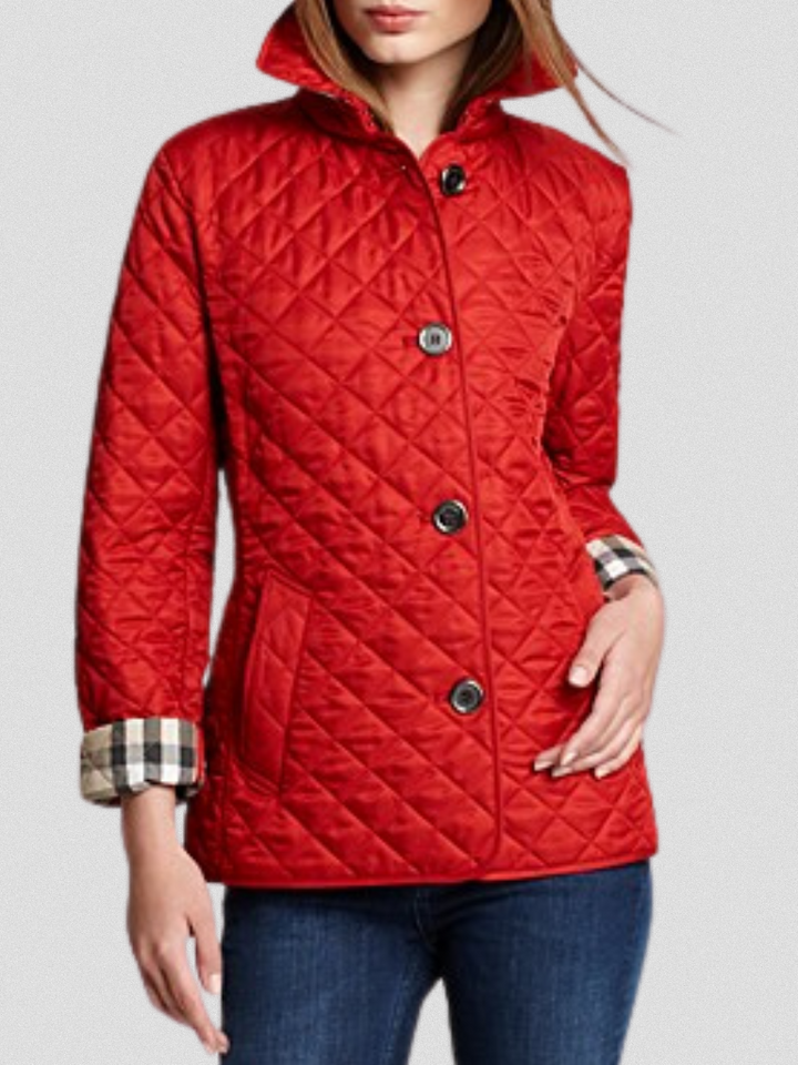 Adelia | Diamond-Quilted Jacket