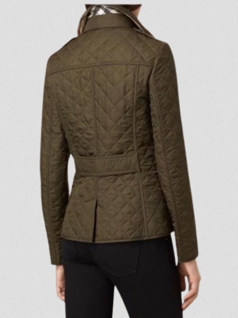 Adelia | Diamond-Quilted Jacket