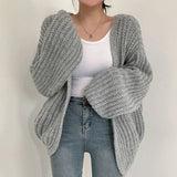 Gwendolen | Oversized Chunky-Knit Cardigan