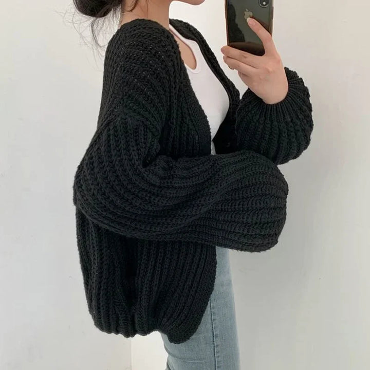 Gwendolen | Oversized Chunky-Knit Cardigan
