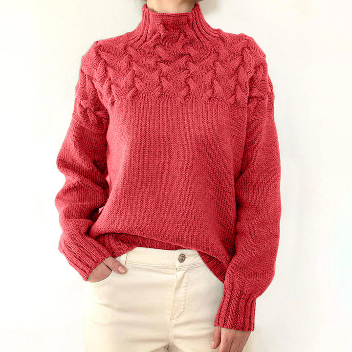 Bryony | Cable-Knit Turtleneck Sweater