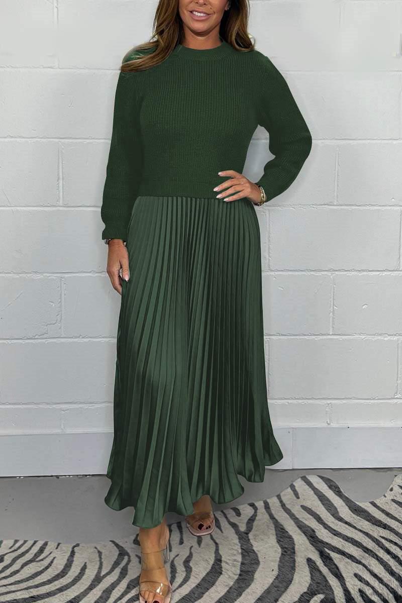 Celia | Elegant Pleated Two-Piece Set