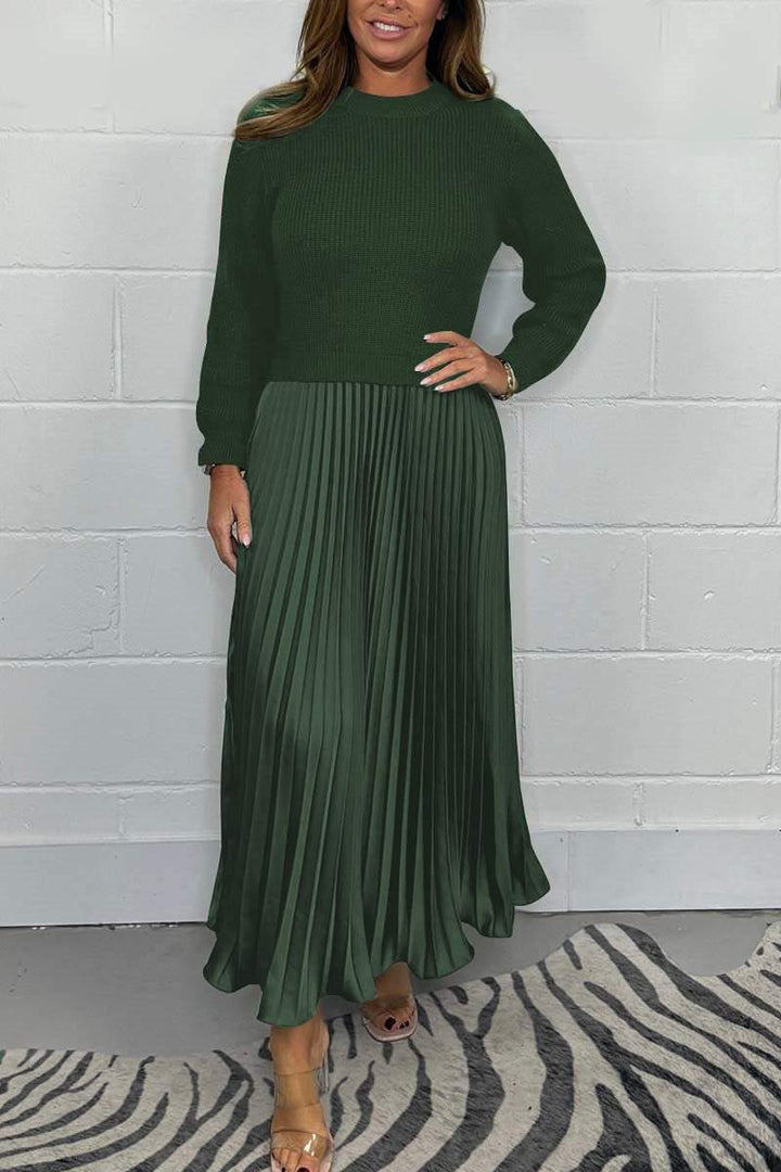 Celia | Elegant Pleated Two-Piece Set