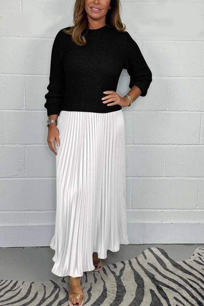 Celia | Elegant Pleated Two-Piece Set