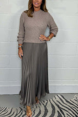 Celia | Elegant Pleated Two-Piece Set
