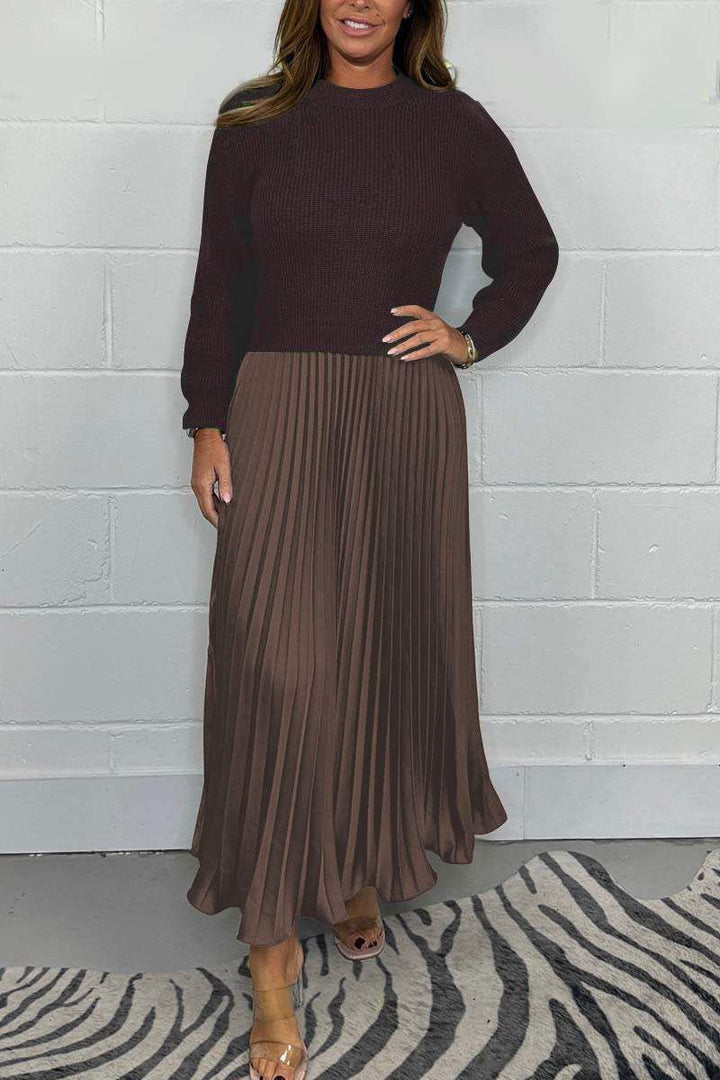 Celia | Elegant Pleated Two-Piece Set