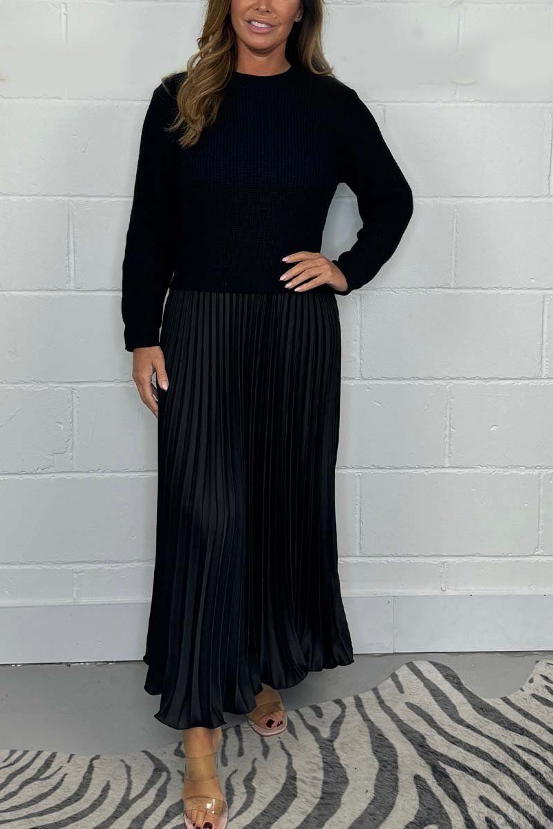 Celia | Elegant Pleated Two-Piece Set