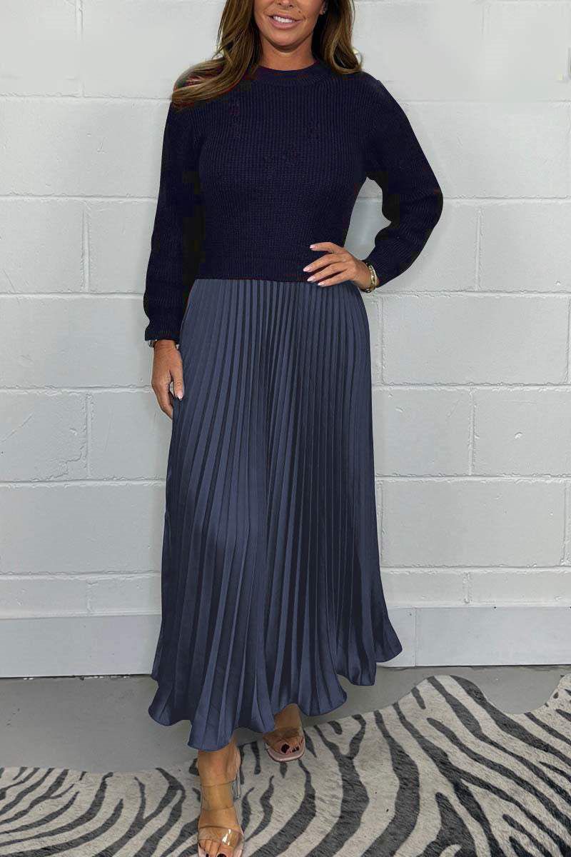 Celia | Elegant Pleated Two-Piece Set