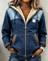 Estelle | Soft-Lined Hooded Zip Jacket