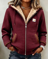 Ainsley | Cosy Quilted Zip-Up Hooded Jacket