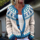 Astra | Nordic Patterned Cardigan