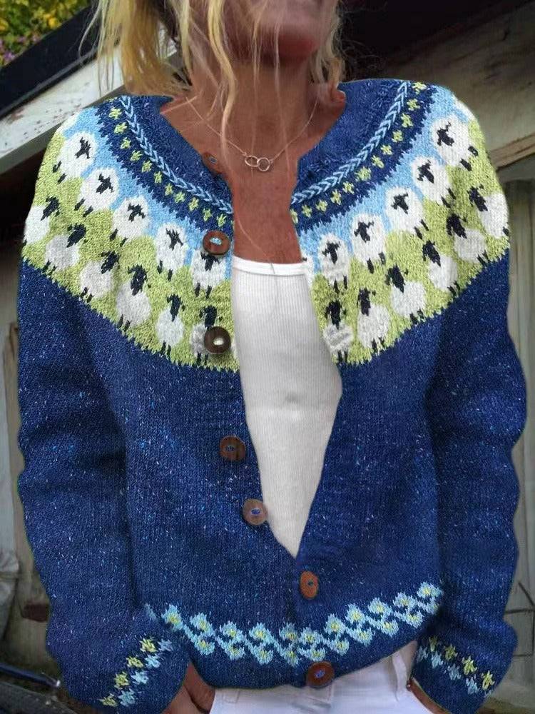 Marit | Folk-Inspired Button Cardigan