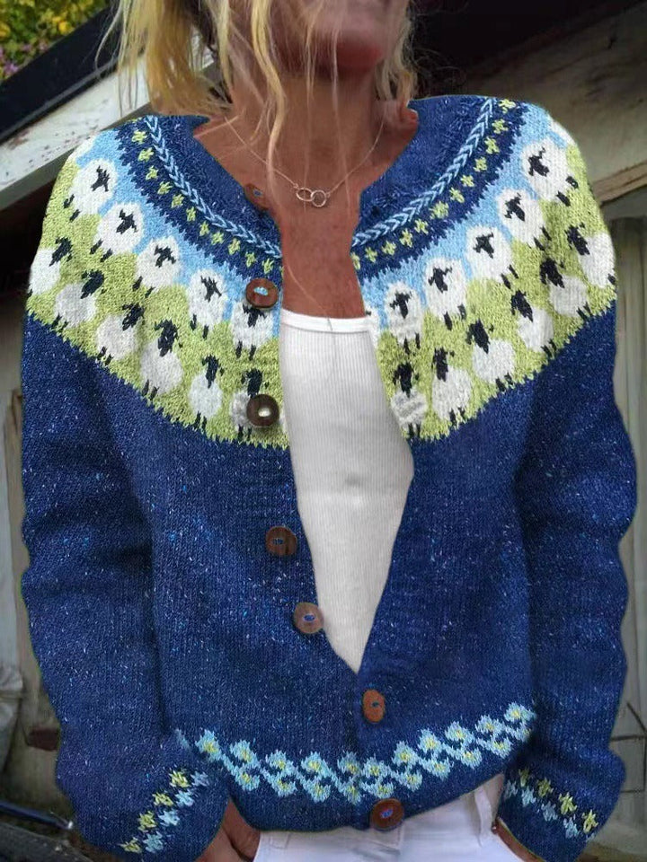 Marit | Folk-Inspired Button Cardigan