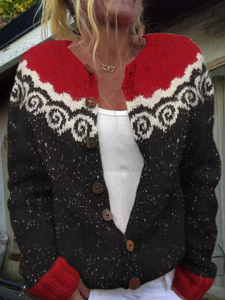 Dorothea | Nordic Patterned Cardigan