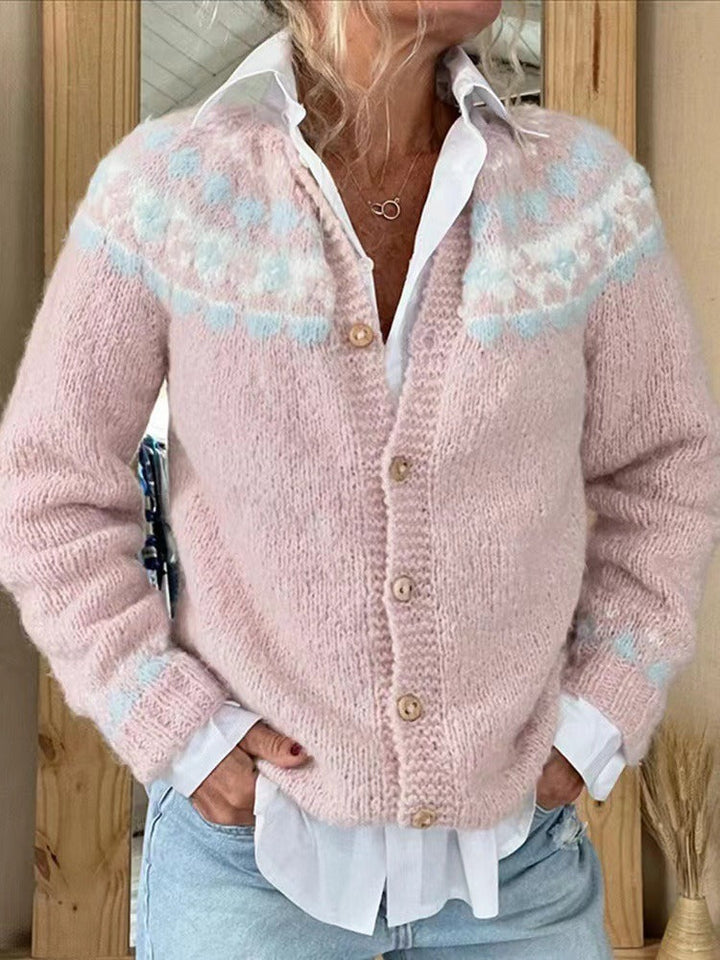 Elke | Nordic Patterned Cardigan