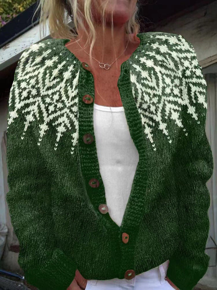 Pippa | Nordic Snowflake Cardigan