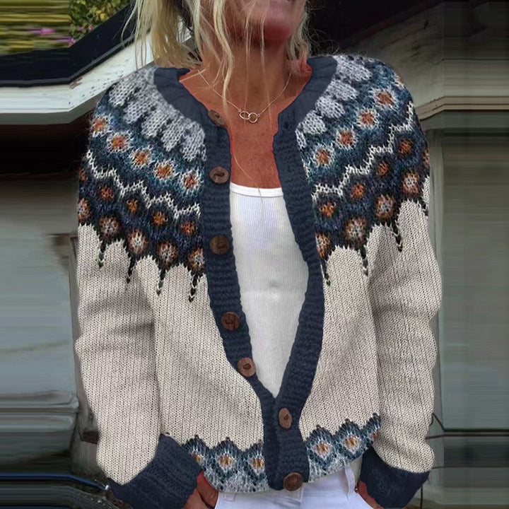 Senja | Patterned Nordic Cardigan