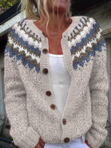 Nadette | Nordic Patterned Cardigan