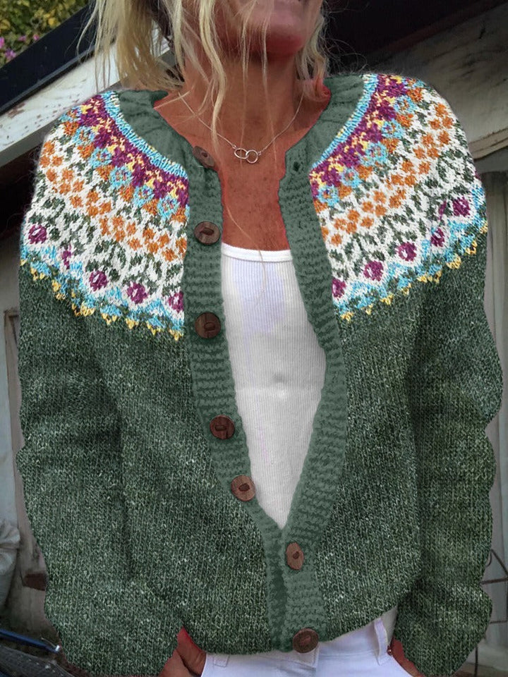 Brynn | Nordic Blossom Cardigan