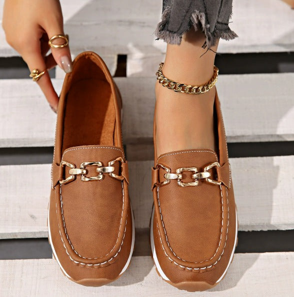 Susanna | Chain-Detail Comfort Loafers