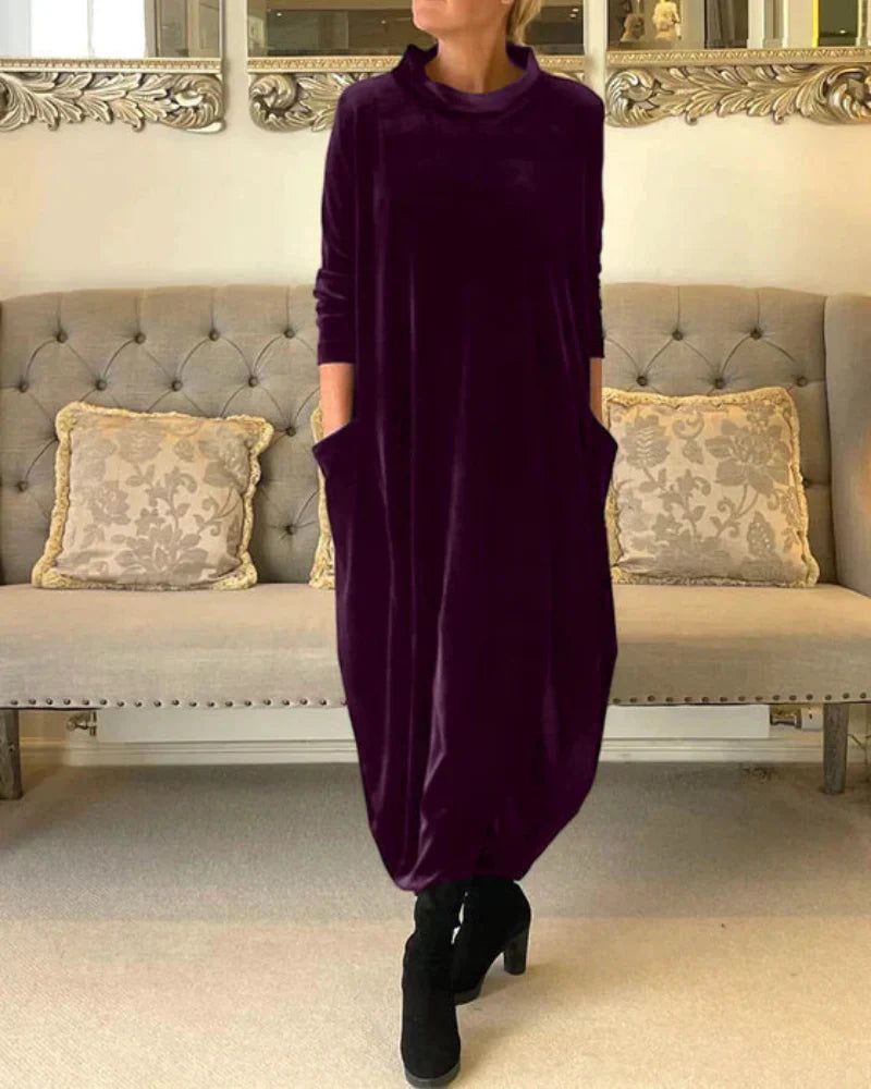 Margery | Relaxed Draped Maxi Dress