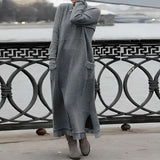 Carolyn | Relaxed Turtleneck Maxi Dress