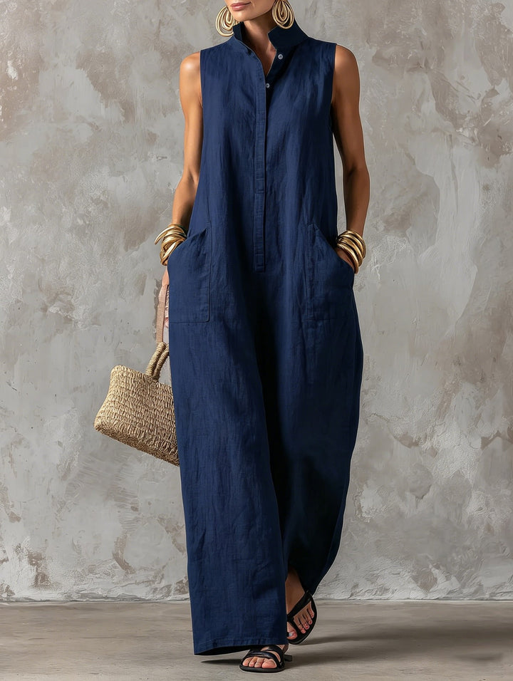 Naomi | Relaxed Sleeveless Jumpsuit