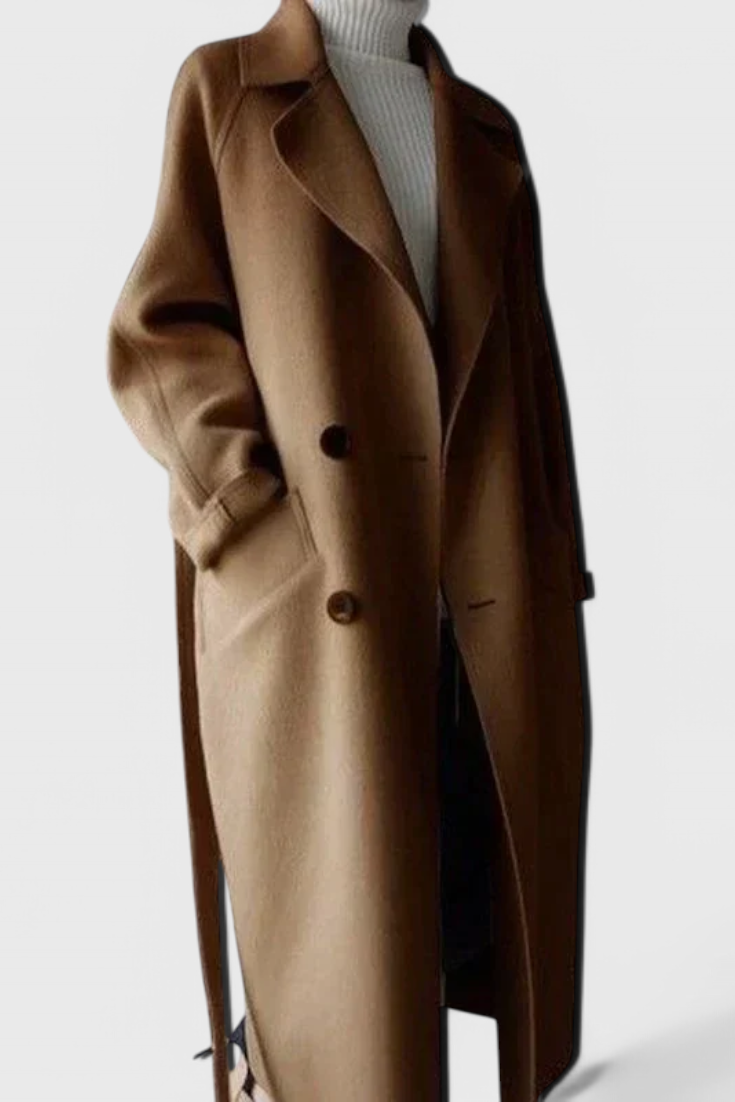 Cecile | Belted Wrap Coat