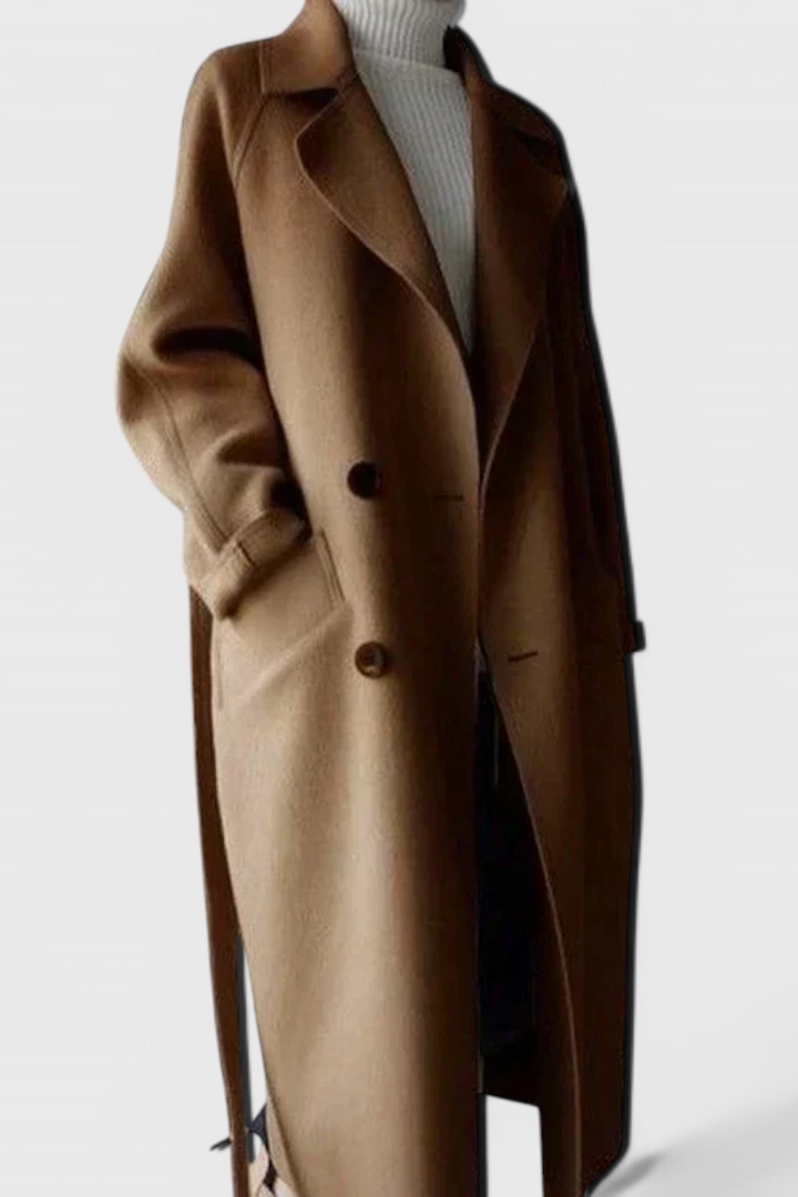 Cecile | Belted Wrap Coat