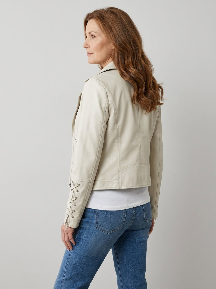 Delilah | Laced Biker Jacket