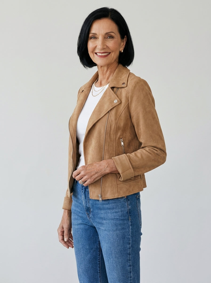 Claire | Moto Zip Jacket