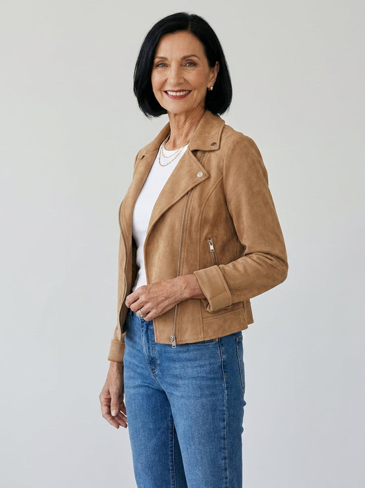 Claire | Moto Zip Jacket