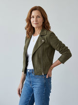 Camryn | Cropped Biker Jacket