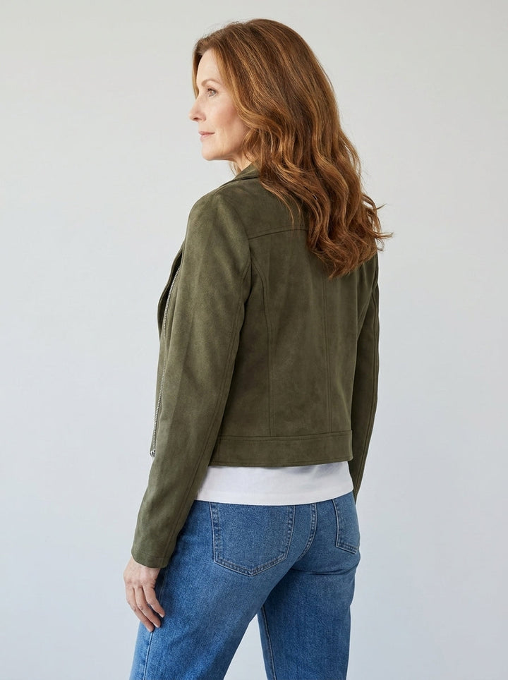 Camryn | Cropped Biker Jacket