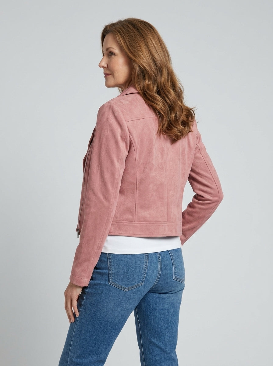 Camryn | Cropped Biker Jacket