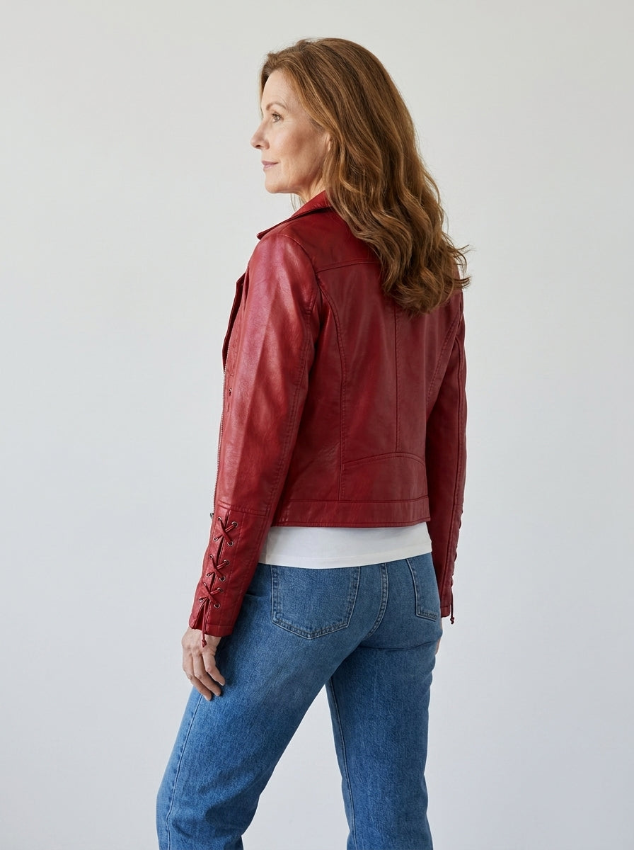 Delilah | Laced Biker Jacket