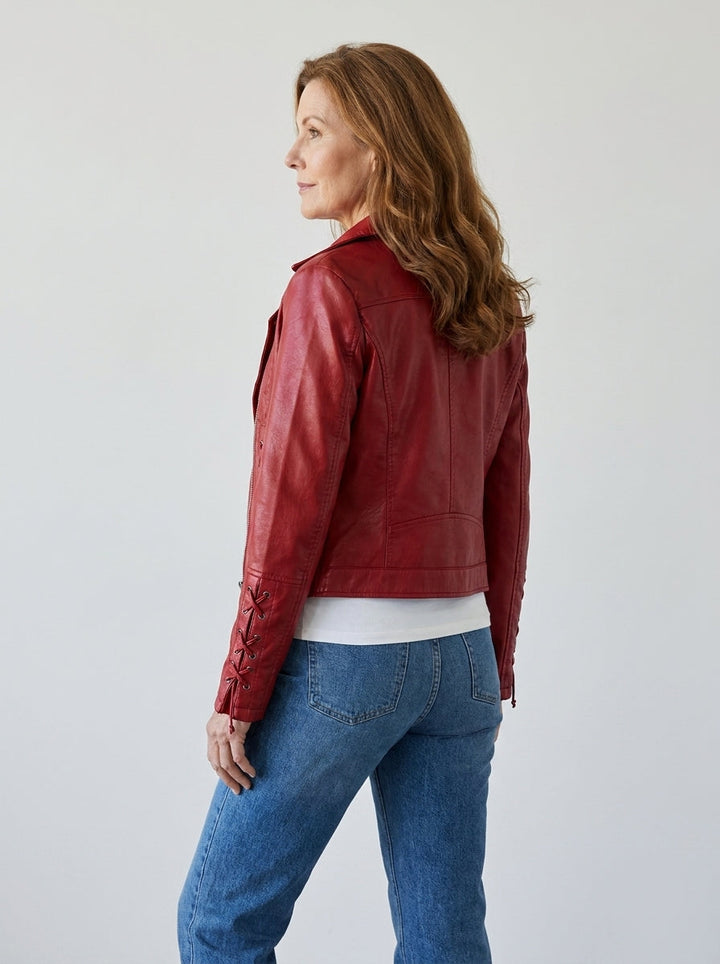 Delilah | Laced Biker Jacket