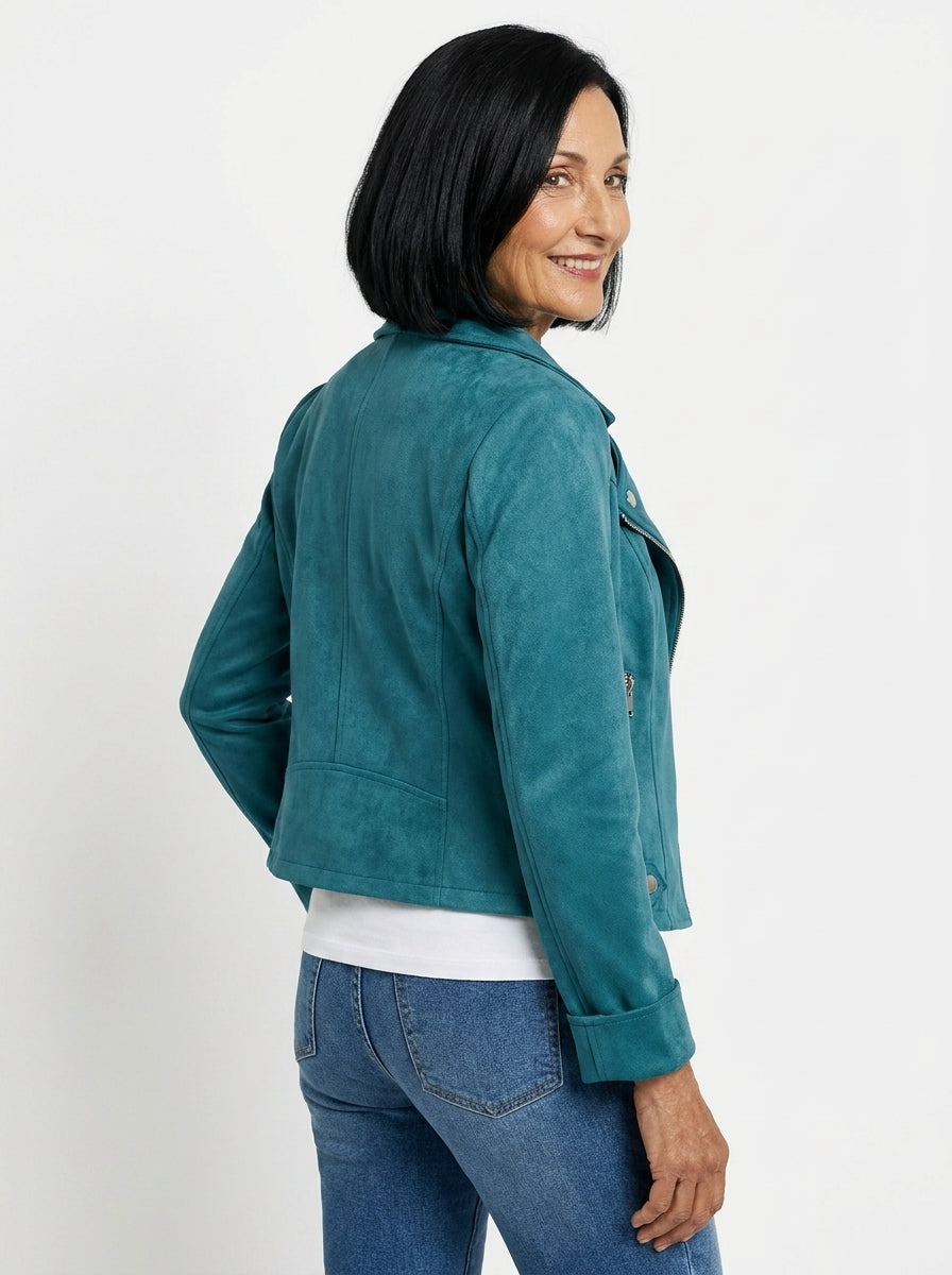 Claire | Moto Zip Jacket