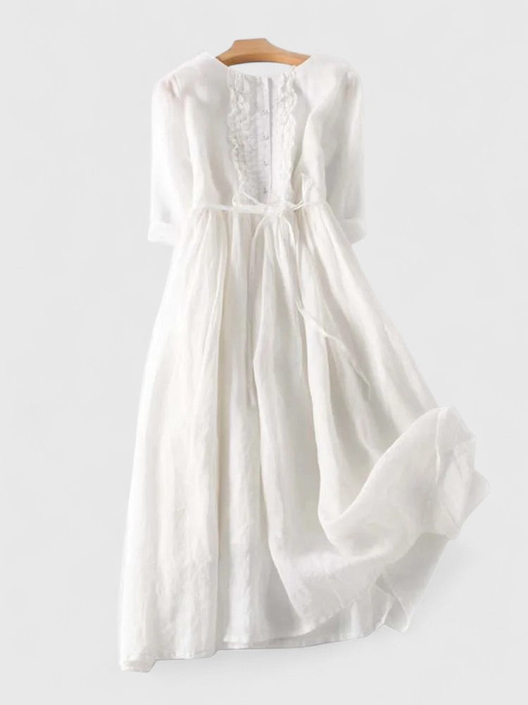 Fenella | Softly Gathered Maxi Dress