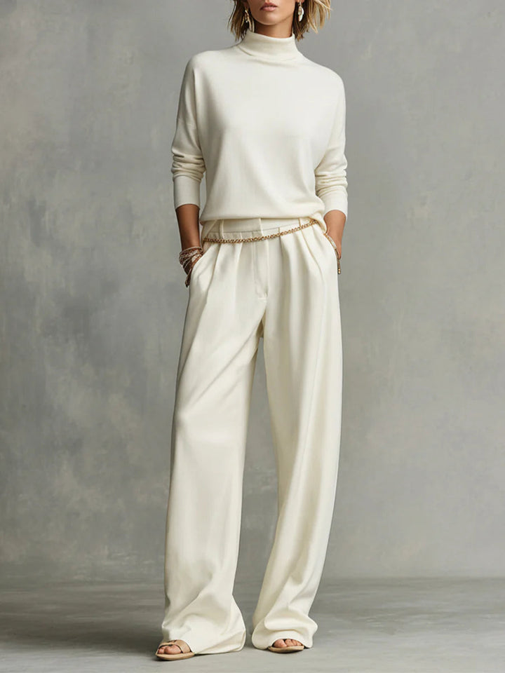Mariette | Elegant Turtleneck Two-Piece Set