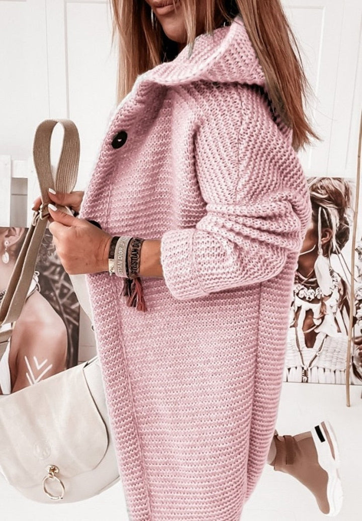 Maisie | Cosy Hooded Longline Cardigan
