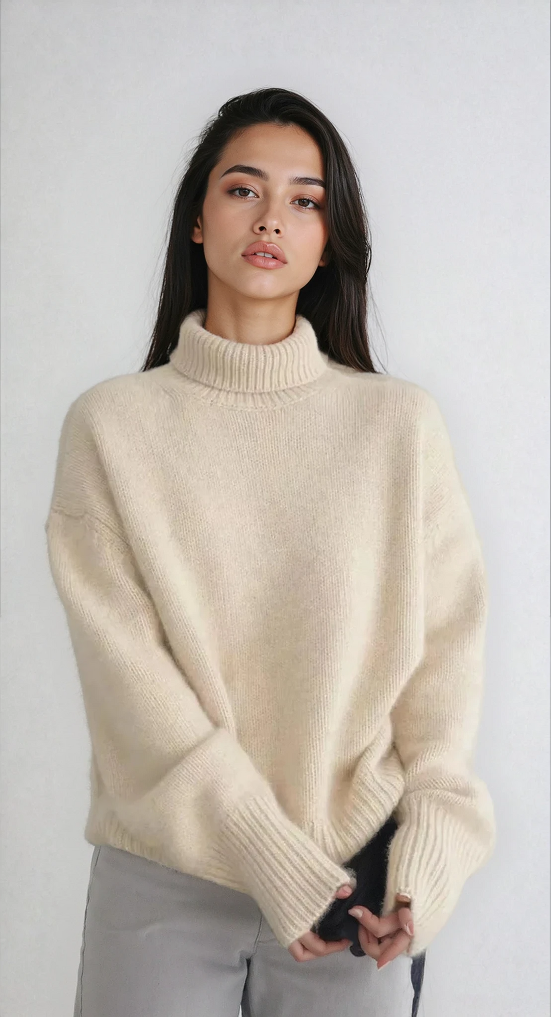 Willow | Relaxed Roll-Neck Jumper