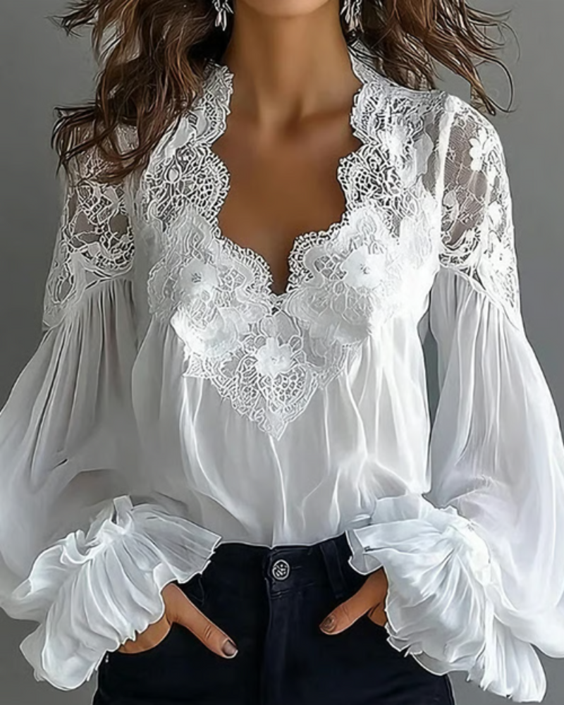 Ophira | Romantic Lace Blouse
