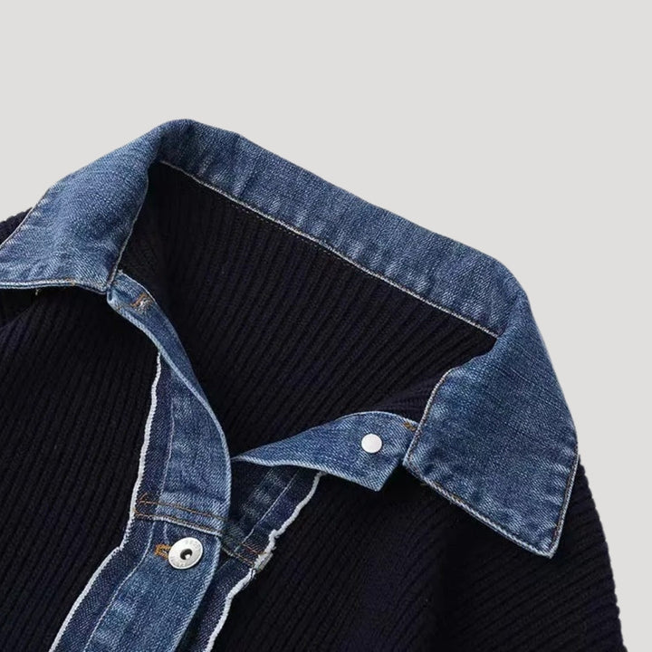 Valerie | Contrast-Trim Button Cardigan