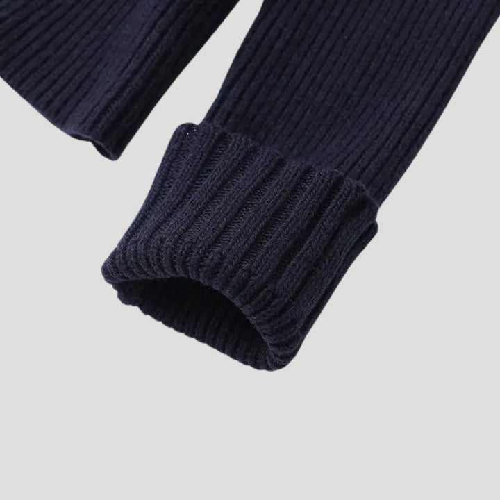 Valerie | Contrast-Trim Button Cardigan