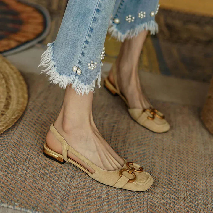 Camellia | Elegant Buckle Slingbacks