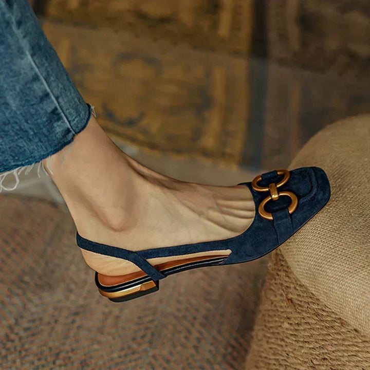 Camellia | Elegant Buckle Slingbacks