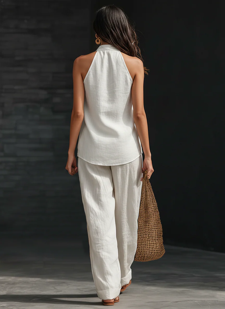 Antonia | Relaxed Halter Two-Piece Set