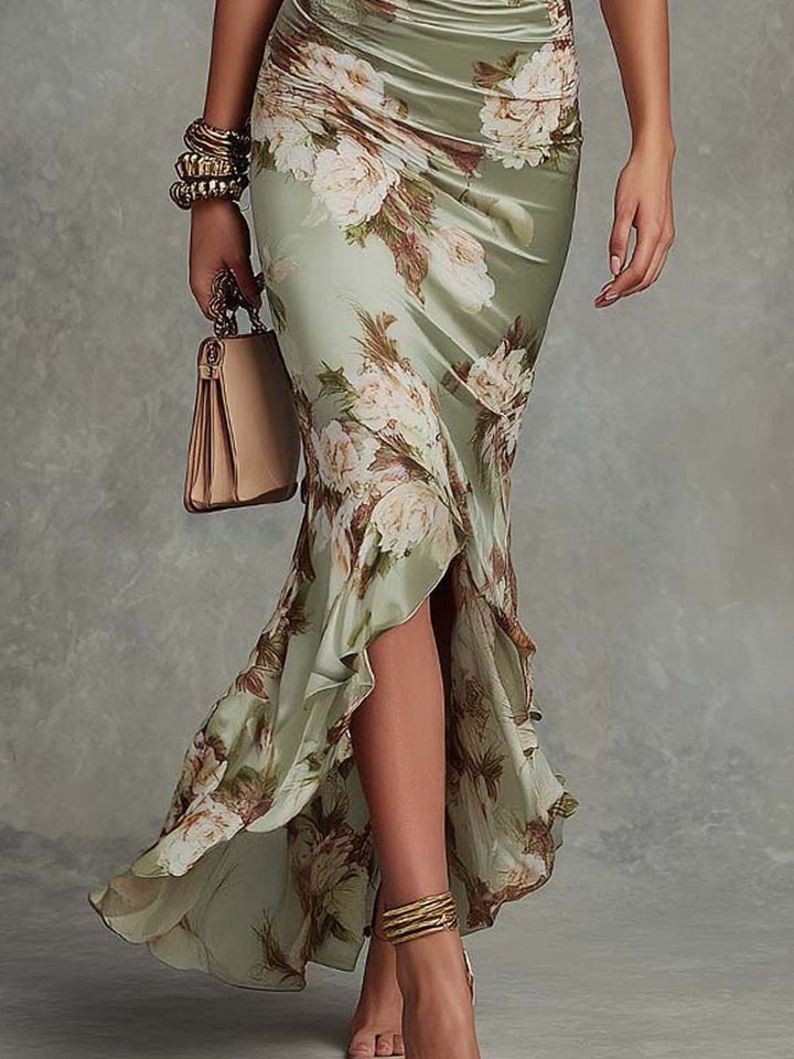 Magnolia | Floral V-Neck Maxi Dress